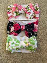 Big Bow Headband Set (Pack of 3)