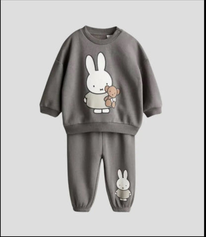 Rabbit & Bear Sweatshirt & Trouser Set