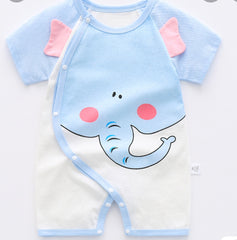 Cute Printed Cotton Rompers