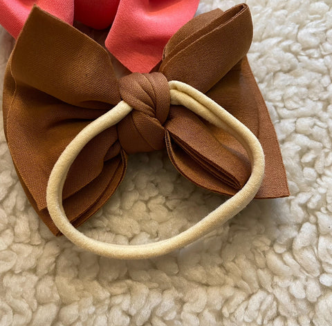 Turban Big Bow Headband Set (Pack of 3)