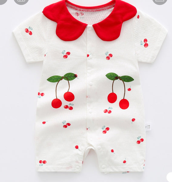 Cute Printed Cotton Rompers