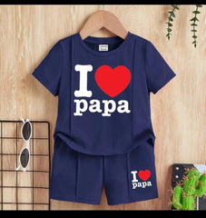 Mom+Dad T-Shirt & Short Set
