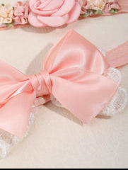 Fancy Satin Silk Lace Headband Set (Pack of 2)