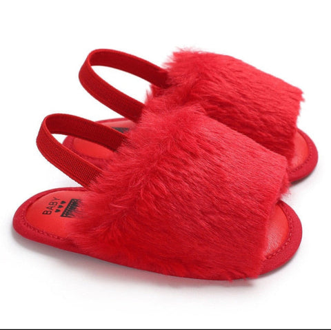 Fur Sandal