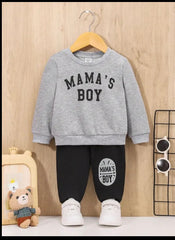 Mama’s Boy/Girl Sweatshirt & Trouser Set