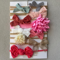 Nylon Baby Headband Set (10pcs)