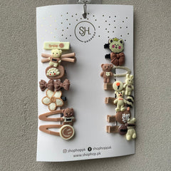 Baby Bear Hairclip Set (14 Pins)