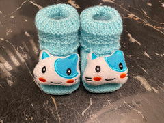 3D Cartoon Knitted Socks (Pack of 3)