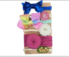 Glittery Headband Set (6pcs)