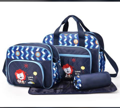 Animal Pattern Diaper Bag Set