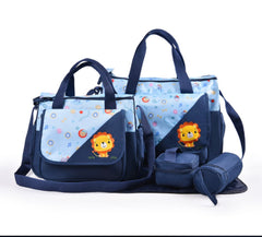 Animal Pattern Diaper Bag Set