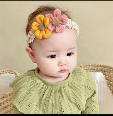 Pre-Order Lace Flower Headband Set (Pack of 3)