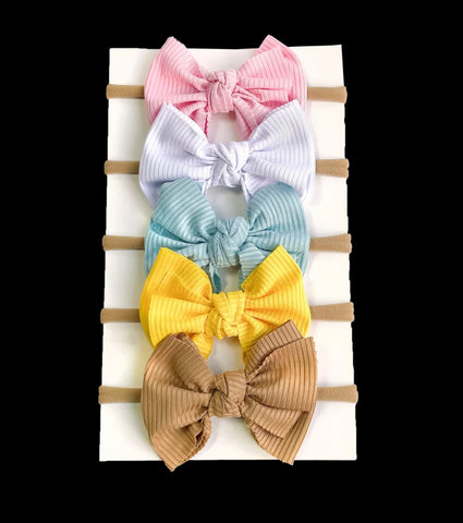 Nylon Headband Set (Pack of 5)