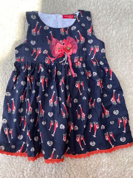 Giraffe Pattern Frock