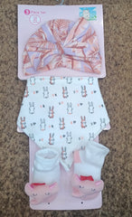 3 piece Set (Bib+Hat+Socks)
