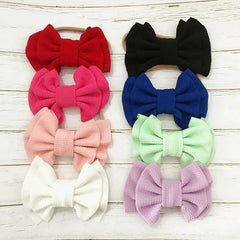 11.11 Elastic Big Bow Headband (Pack of 6)