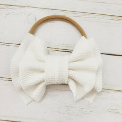 Elastic Big Bow Headband