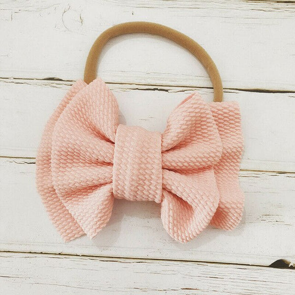 Elastic Big Bow Headband