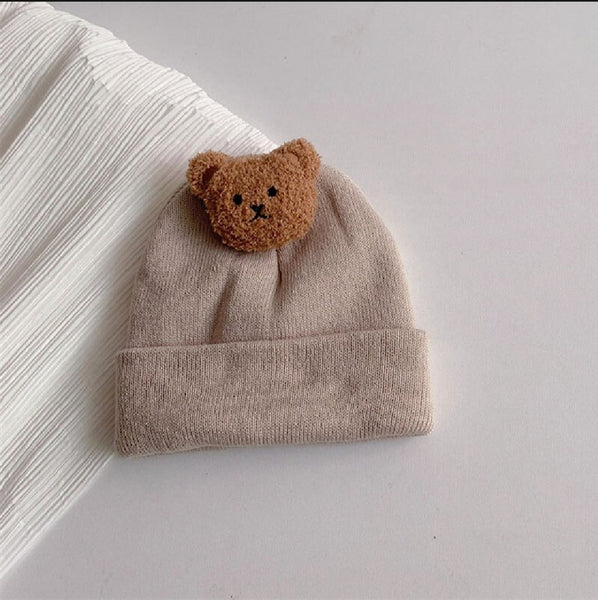 Cartoon Baby Bear Winter Cap Newborn Infant