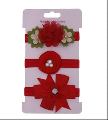 Baby Flower Headband Set (3pcs)