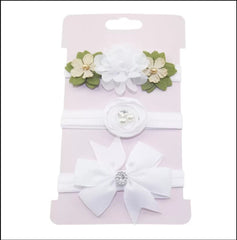 Baby Flower Headband Set (3pcs)