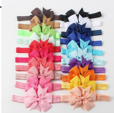 20 pcs bow bands set