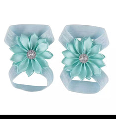 Flower stone barefoot