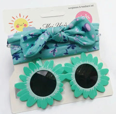 Sunflower Sunglasses and Band Set