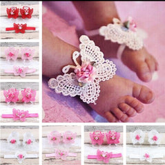 Crochet Band Barefoot Set