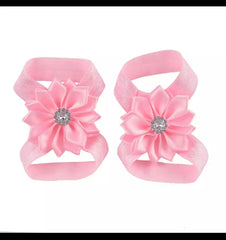 Flower stone barefoot