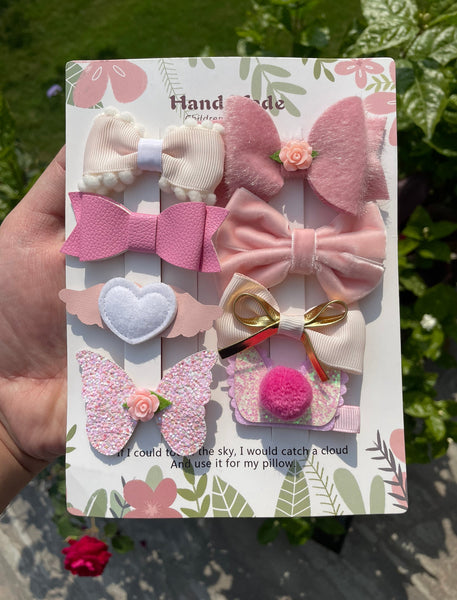 Baby Pink Hairpin Set (8 Pins)