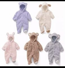 Fleece Hoodie Romper