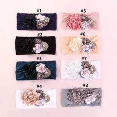 Flower Fabric Band
