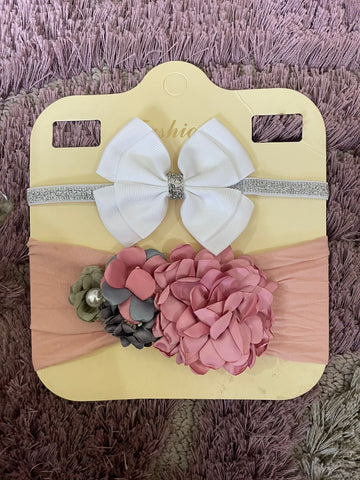 2 pcs shimmer fabric band set