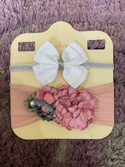 2 pcs shimmer fabric band set