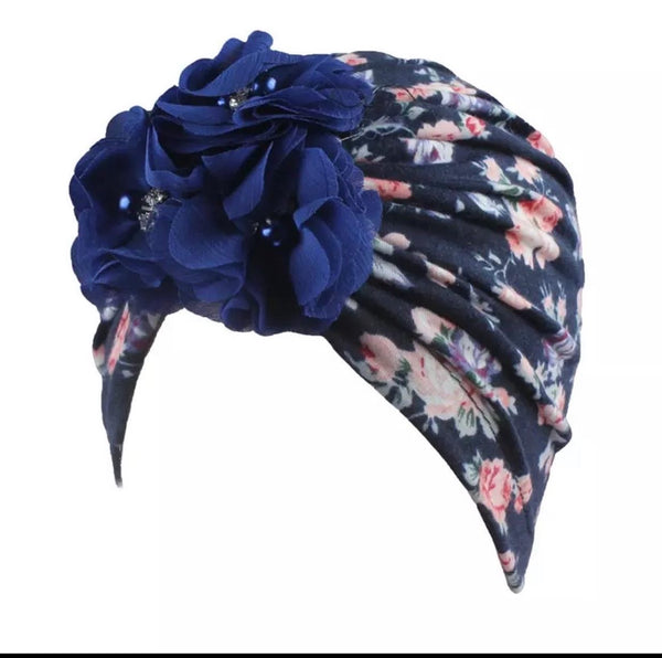 Floral Pattern Cap