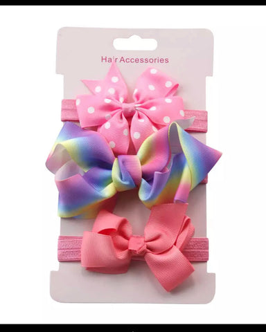 Dotted Headband Set
