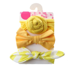 Printed Round Headband Set (3pcs)