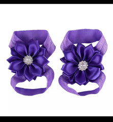 Flower stone barefoot