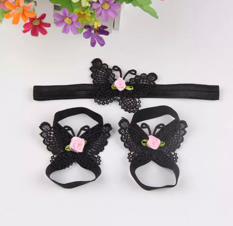 Crochet Band Barefoot Set