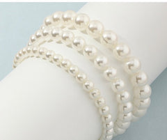 Three Pearl Bracelet Set