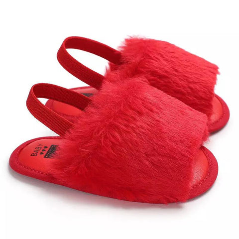 Fur Sandal