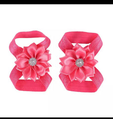 Flower stone barefoot