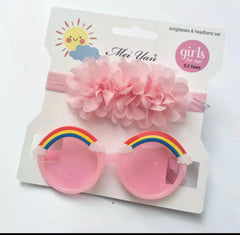 Rainbow Sunglasses and Band Set
