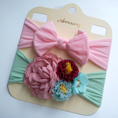 Floral Bow Band Set (2pcs)