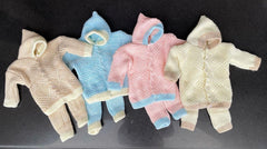 Baby 0-3 months knitted set - (pack of 4