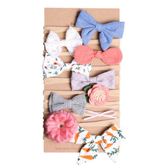 Jeans Headband Set (10pcs)