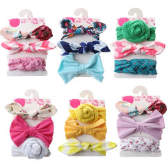 Printed Round Headband Set (3pcs)