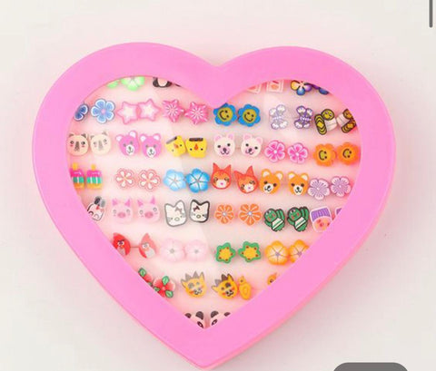 Cartoon Earring ( set of 36 pairs)
