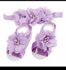 3 flower barefoot set